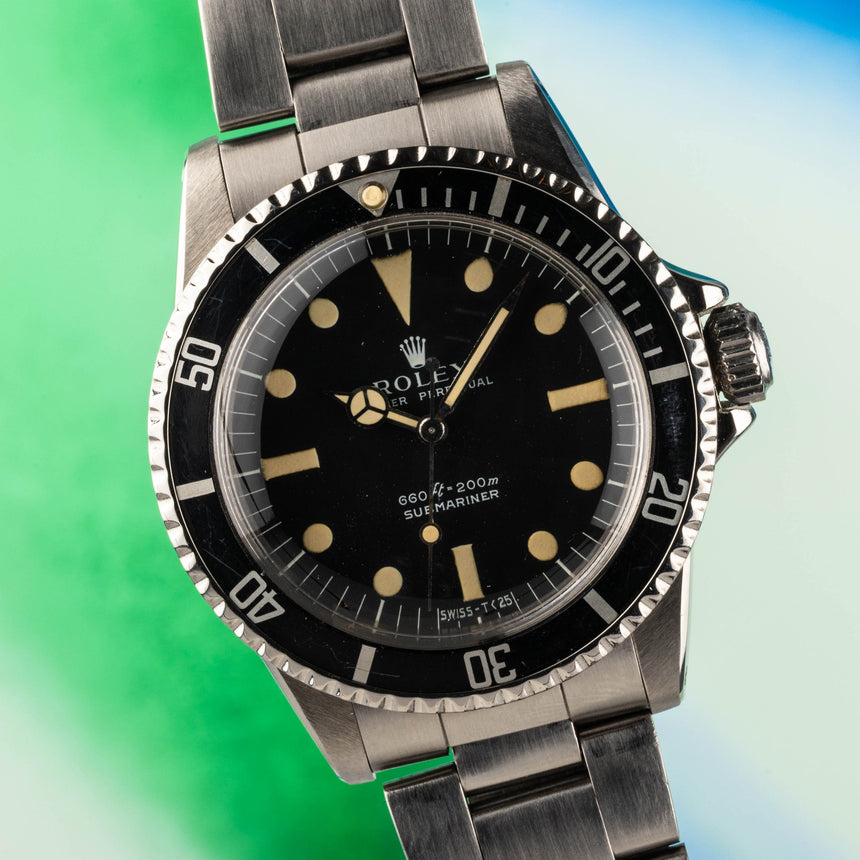 1977 Rolex Submariner Serif dial reference 5513: top conditions