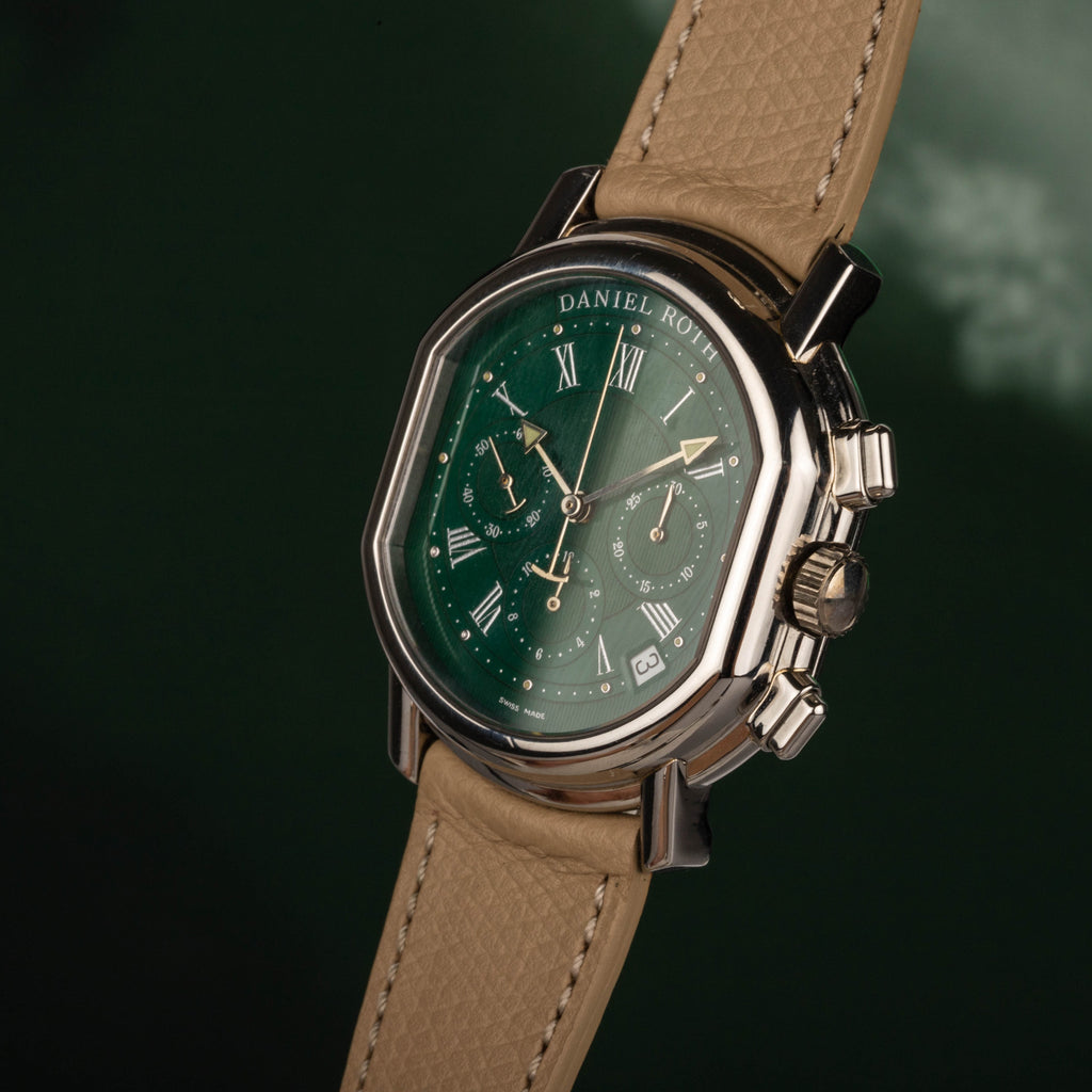1996 (circa) Daniel Roth ref S247 chronograph forest GREEN dial