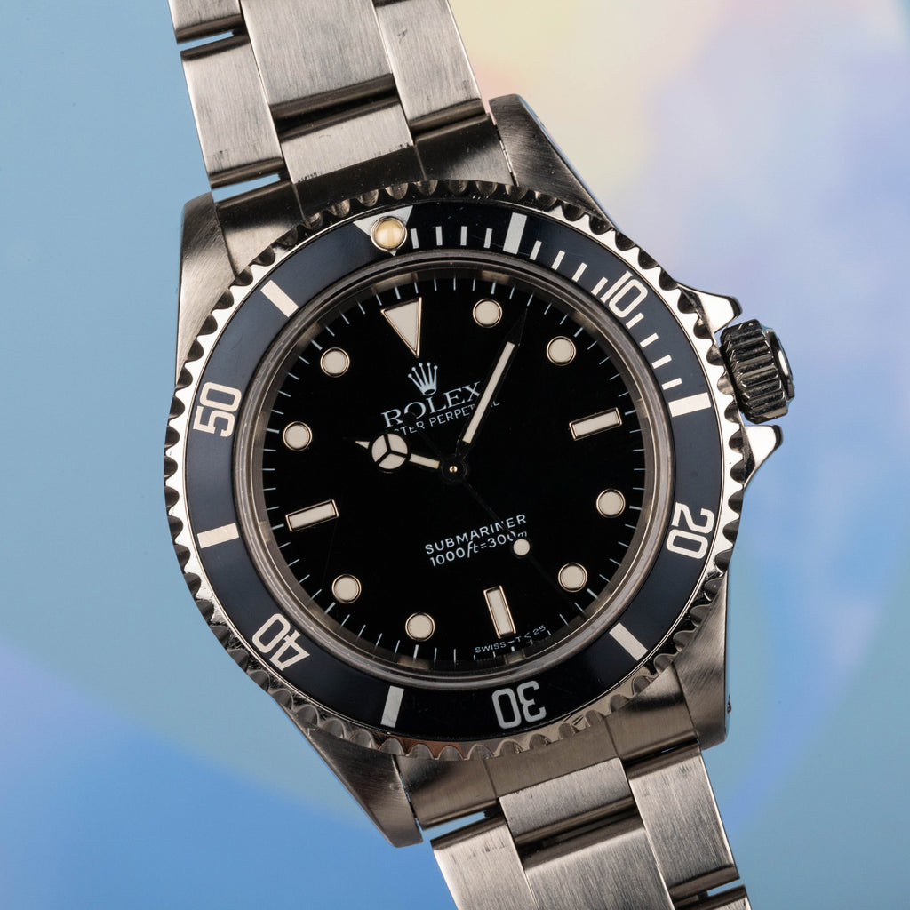 1997 Rolex Submariner ref 14060 with blueish insert Full Set – TOKANT