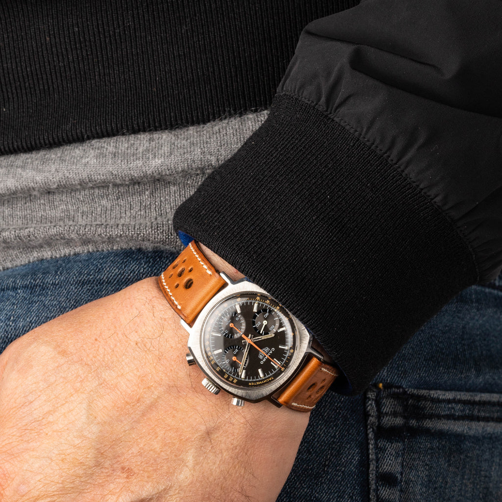1968 Heuer Camaro with Rare CORAL Hands ref: 7220NT Produced at
