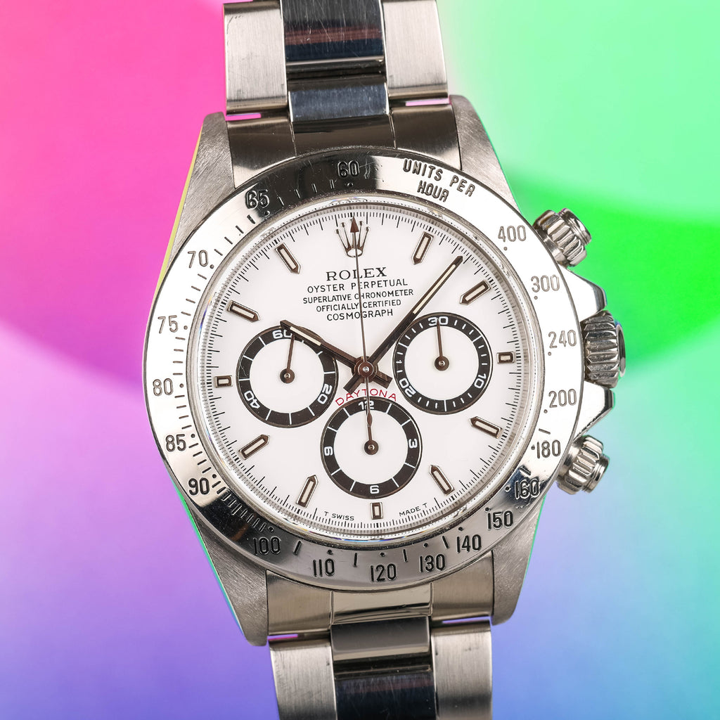 1998 Rolex Daytona Zenith Ref: 16520 U serial Full Set Stickers