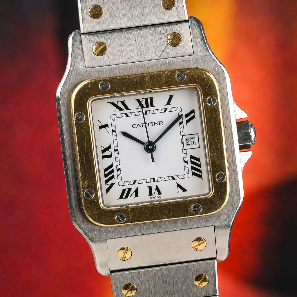 1986 Cartier Santos steel & gold, reference 2961: top conditions