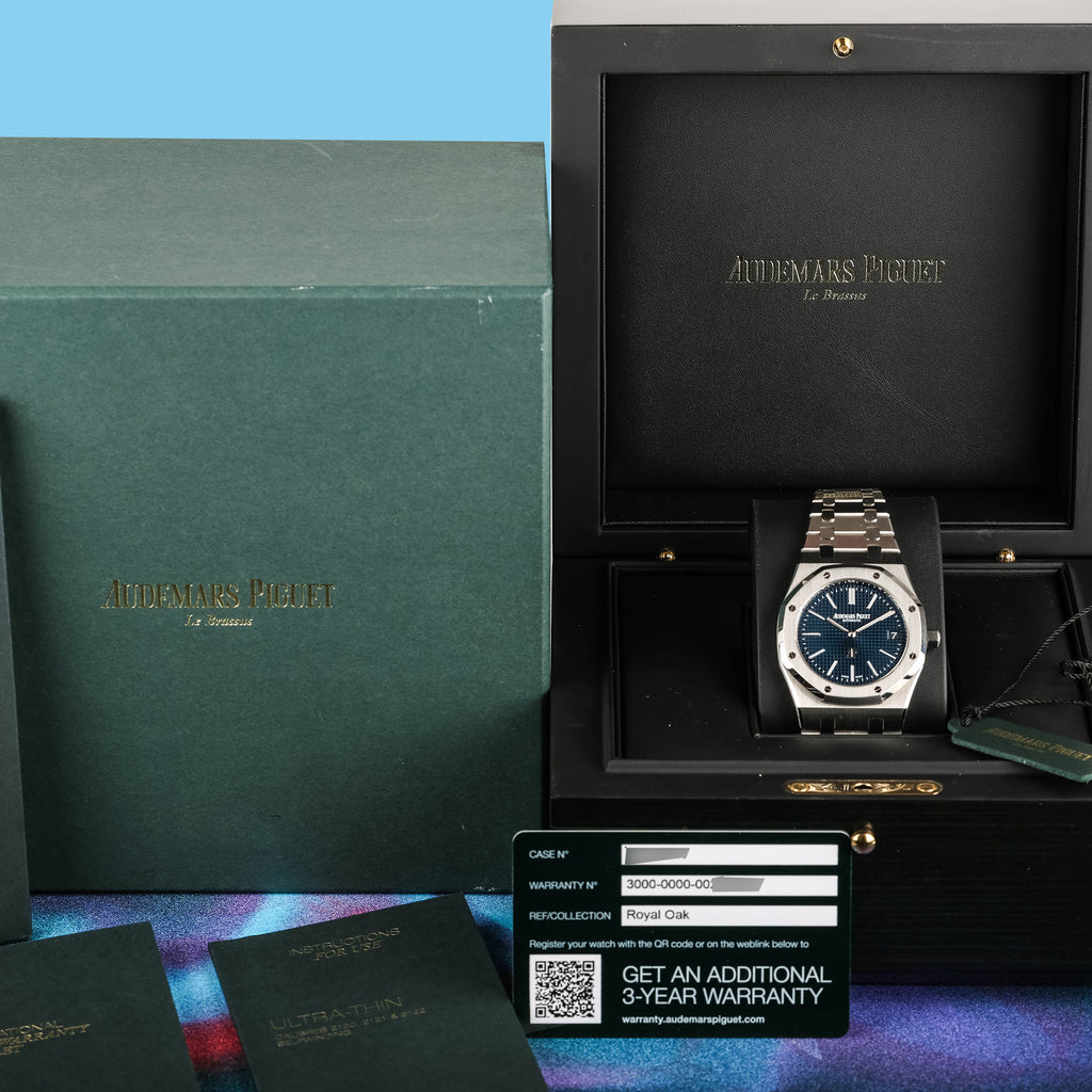 Admiral セット アップ 2021 Audemars Piguet RO Jumbo ref: 15202st : Full set & Like New