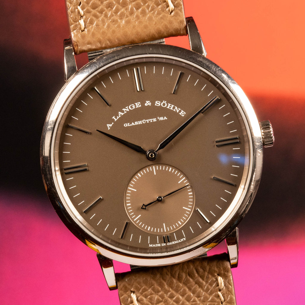 Deuxieme Classe／LANGELIQUE X E.I.L. PT 2020 A Lange und sohne ALS Saxonia special edition, tobacco dial