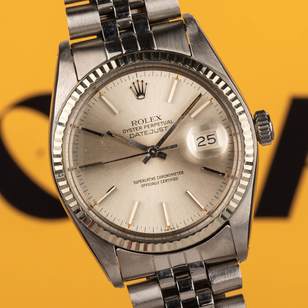ROLEX DATEJUST デイトジャスト 16014 1979 Rolex Datejust ref 16014: Box & Papers & cool provenance