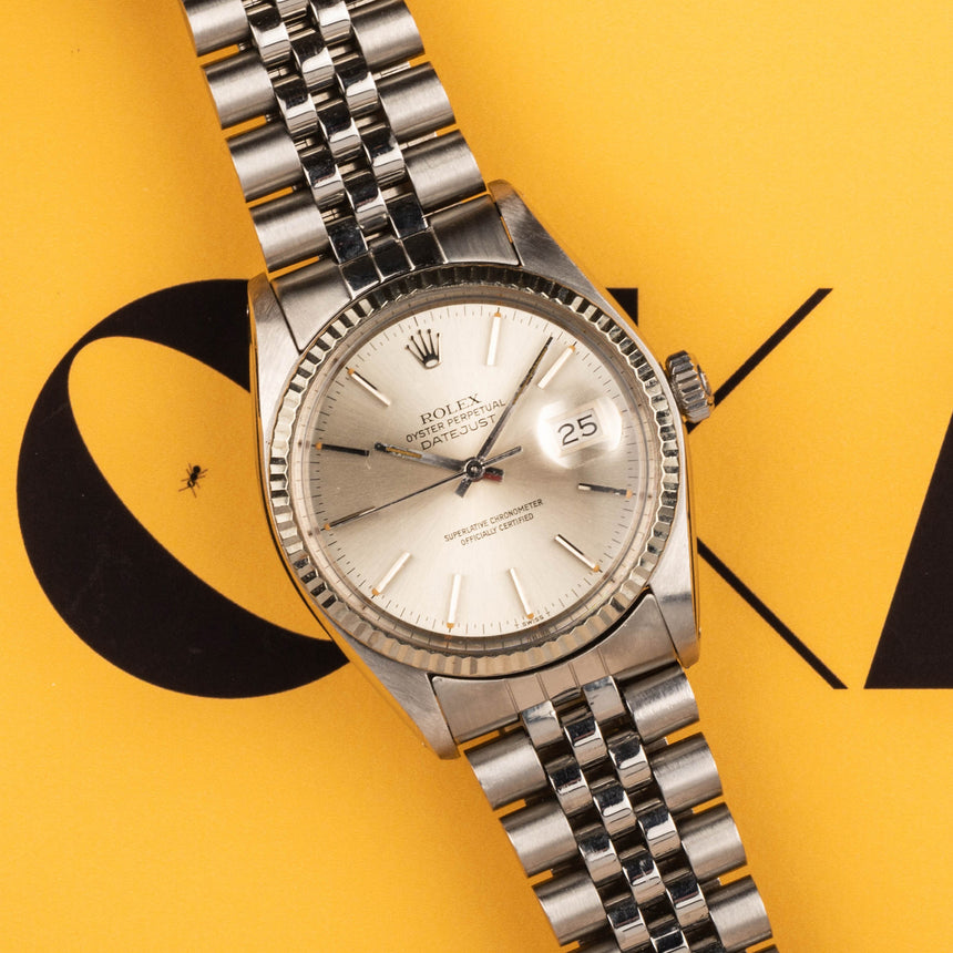 1979 Rolex Datejust ref 16014: Box & Papers & cool provenance !
