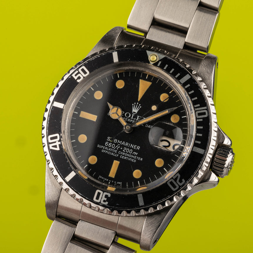 1975 (circa) Rolex Submariner date reference 1680