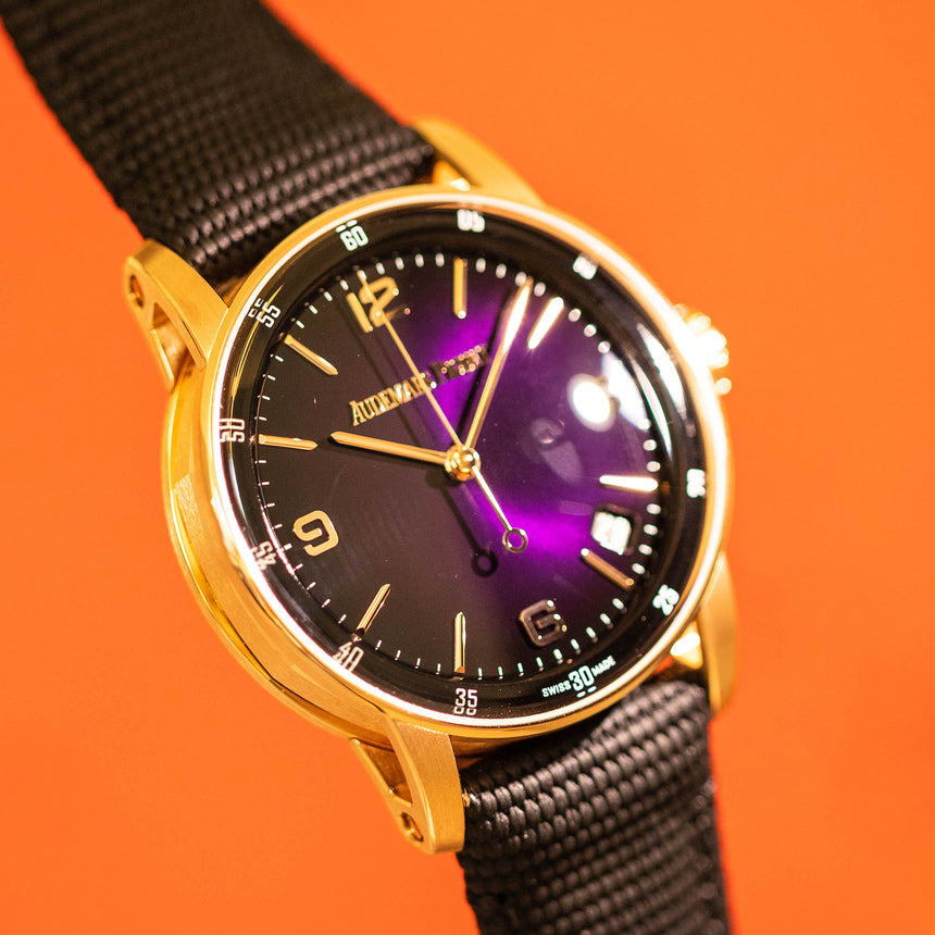 2022 Audemars Piguet Purple dial rose gold code 11.59: NEW !