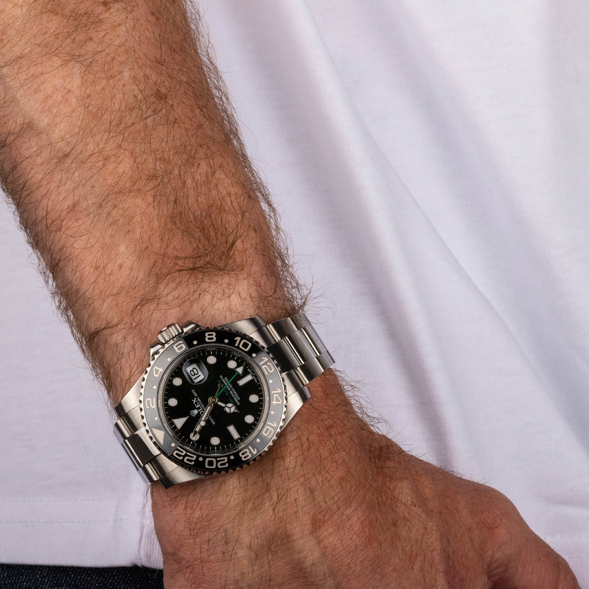 116710ln Size Of Rolex Gmt Master Ii Pre-Owned Rolex GMT-Master II