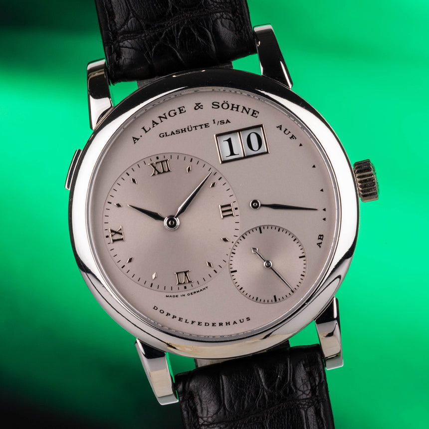 1997 A. Lange & Söhne Lange 1 Platinum Ref: 101.025 Full Set Stunning !