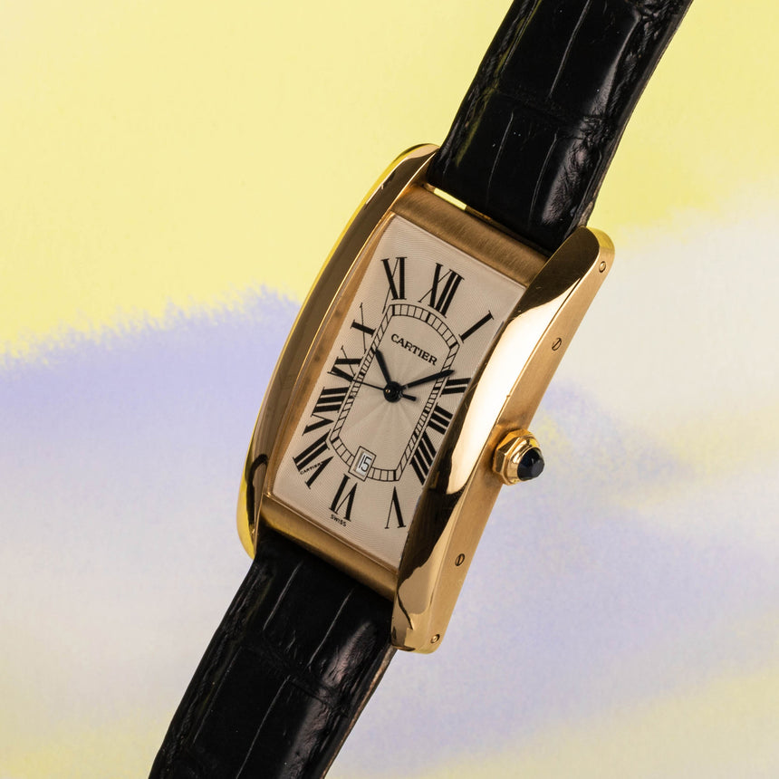 2000 (circa) Cartier Tank Americaine in yellow gold ref 1740