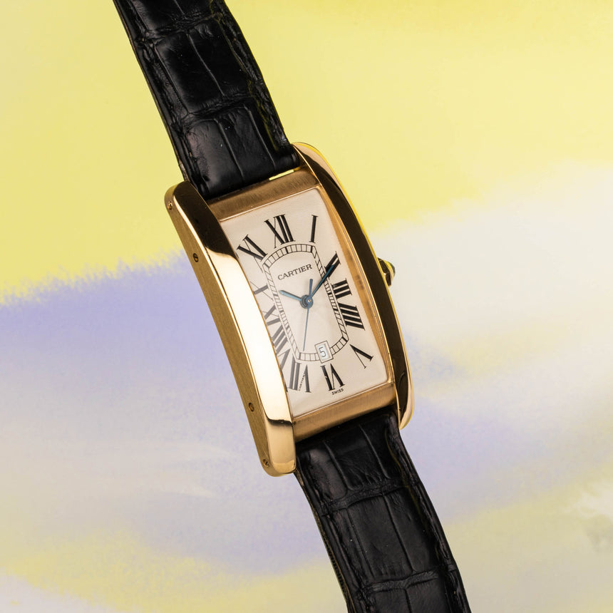 2000 (circa) Cartier Tank Americaine in yellow gold ref 1740