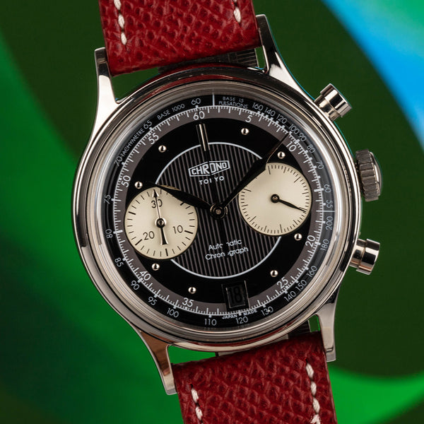 2020 Kurono TOKYO Chronograph 1 Black dial Full set Like New – TOKANT