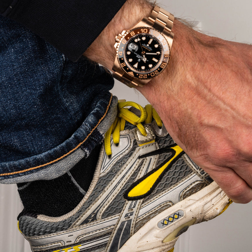 2023 Rolex GMT Master in pink gold, ref 126715CHNR: Like new