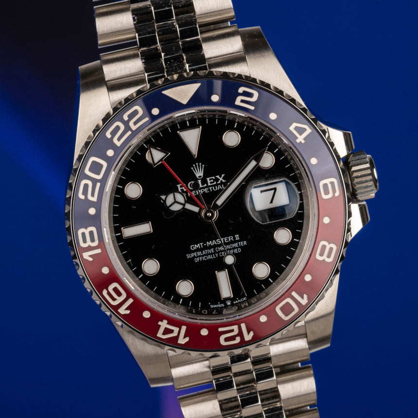 2019 Rolex GMT Master Pepsi ref: 126710BLRO Full Set NEW Unworn