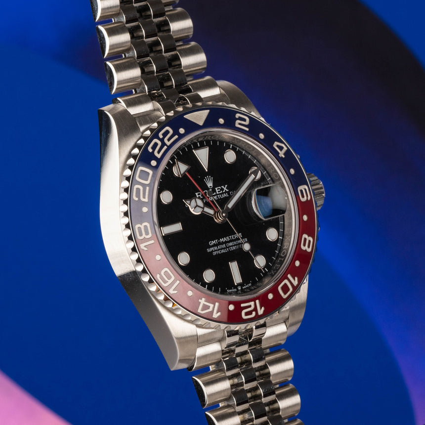 2019 Rolex GMT Master Pepsi ref: 126710BLRO Full Set NEW Unworn