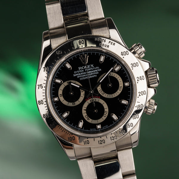 2007 Rolex Daytona ref 116520 black dial: FULL SET – TOKANT