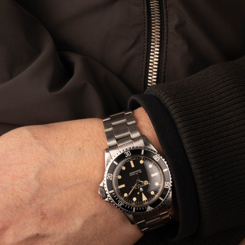 1973 Rolex submariner reference 5513, serif dial