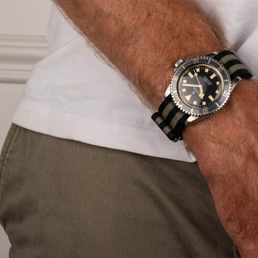 1979 Tudor Submariner no date,  FRENCH ARMY: Marine Nationale ref 94010