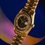1991 (Circa) Rolex BEYER Day Date in Gold with black dial & factory diamonds ref 18238 Full set