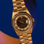 1991 (Circa) Rolex BEYER Day Date in Gold with black dial & factory diamonds ref 18238 Full set