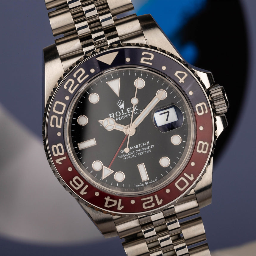 2020 Rolex GMT Master Pepsi ceramic bezel reference 126710BLRO