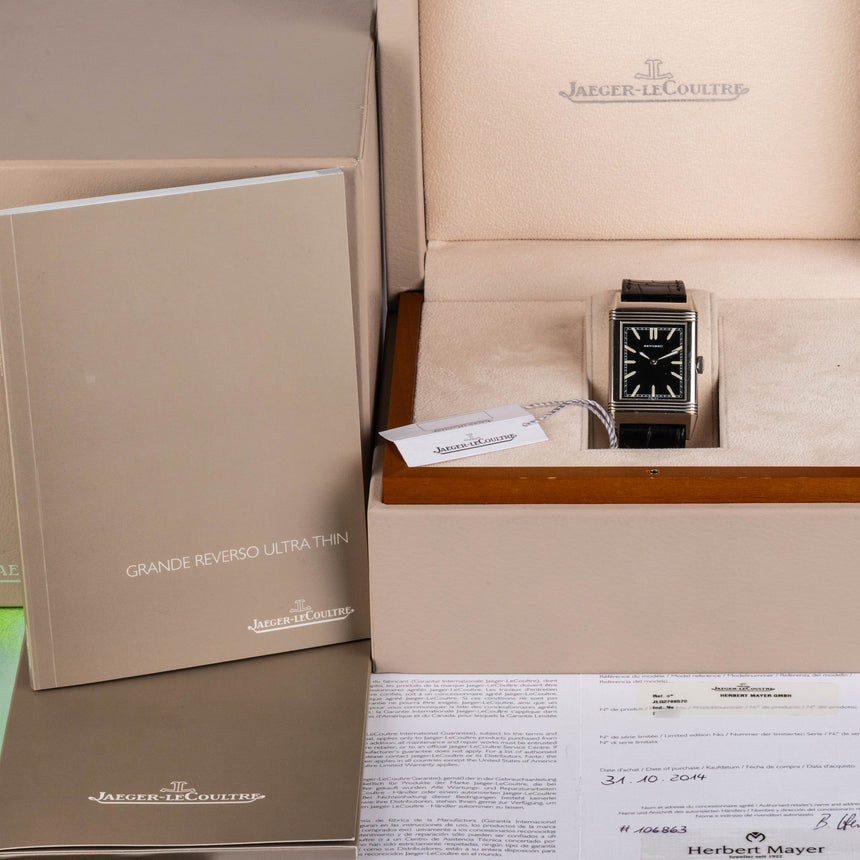 2014 JLC Reverso Black ref Q2788570: Top conditions & full set