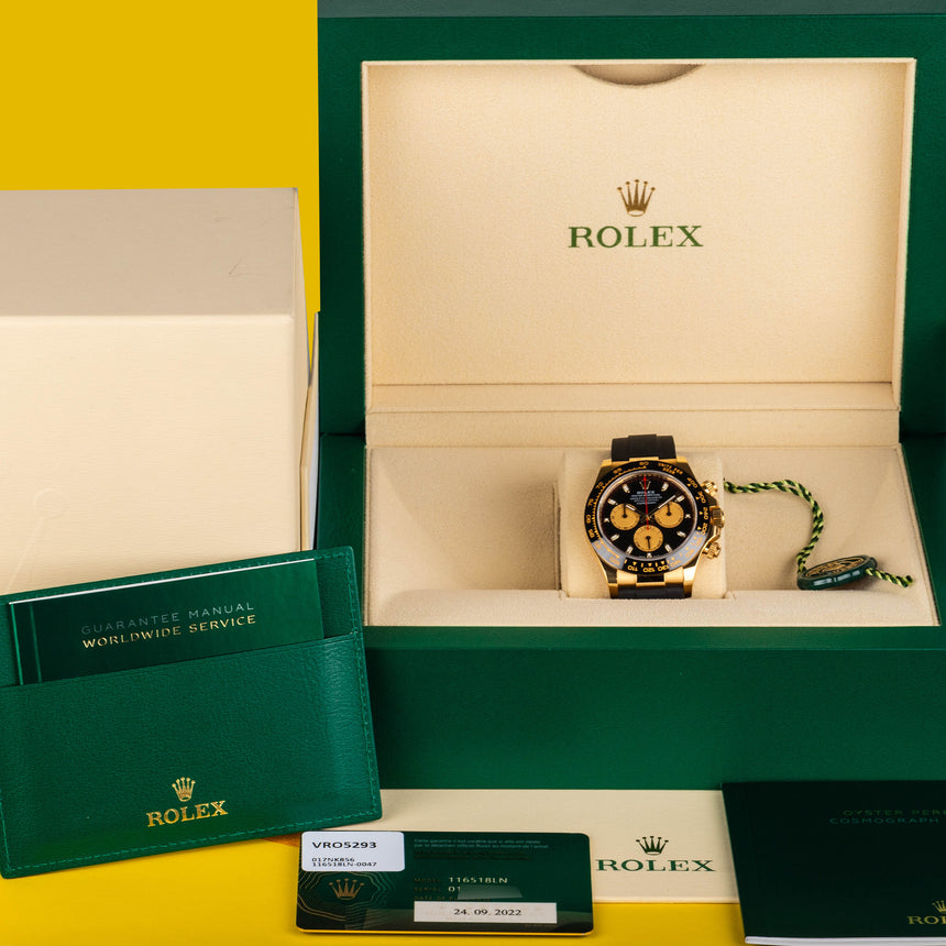 2022 Rolex Daytona oysterflex ref 116518LN : FULL SET TOP