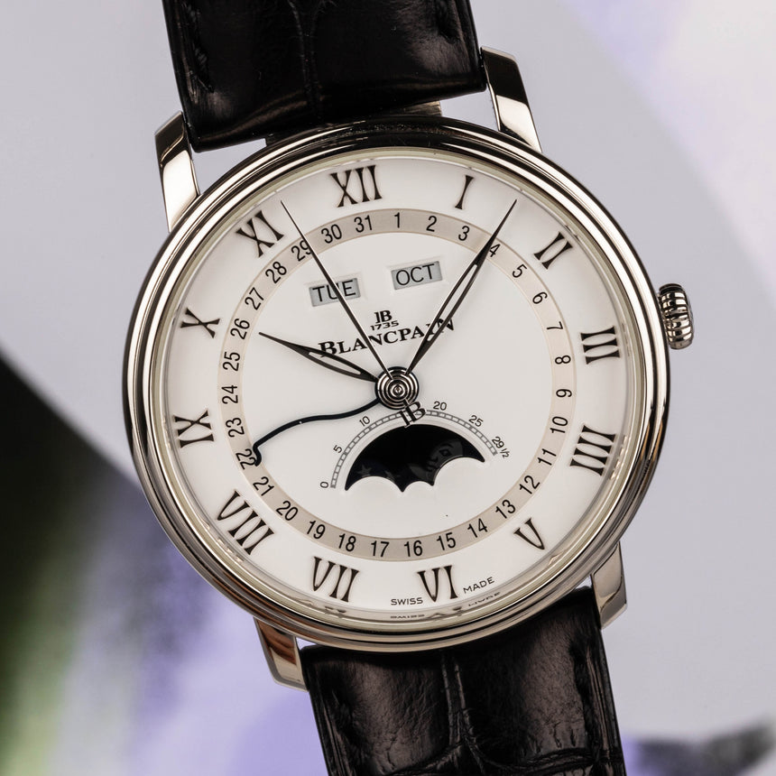 2019 Blancpain Villeret Quantième Complet ref: 6654A-1127-55B Full Set