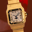 1989 Cartier Santos Galbée Moon phase Ref: 819902 Full Set Exceptional + Cartier SERVICE