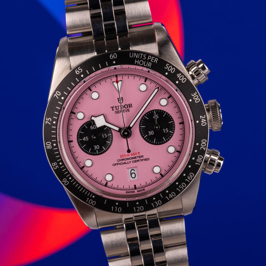 2024 Tudor Black Bay Chrono Pink Inter Miami Ref: 790360N Full set New