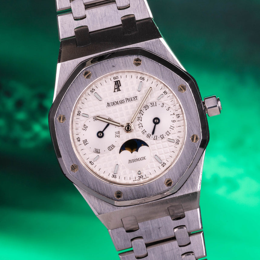 2005 Audemars Piguet Royal Oak calendar in steel ref 25594st Full Set