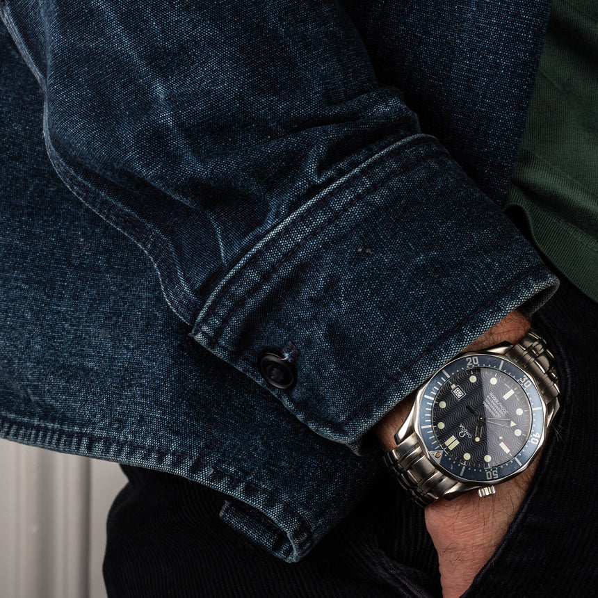 1999 Omega Seamaster legendary wave dial,