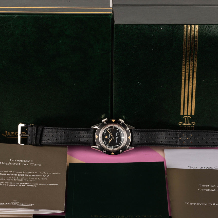 2011 Jaeger-LeCoultre Memovox Tribute to Deep Sea US Version : Full collector set