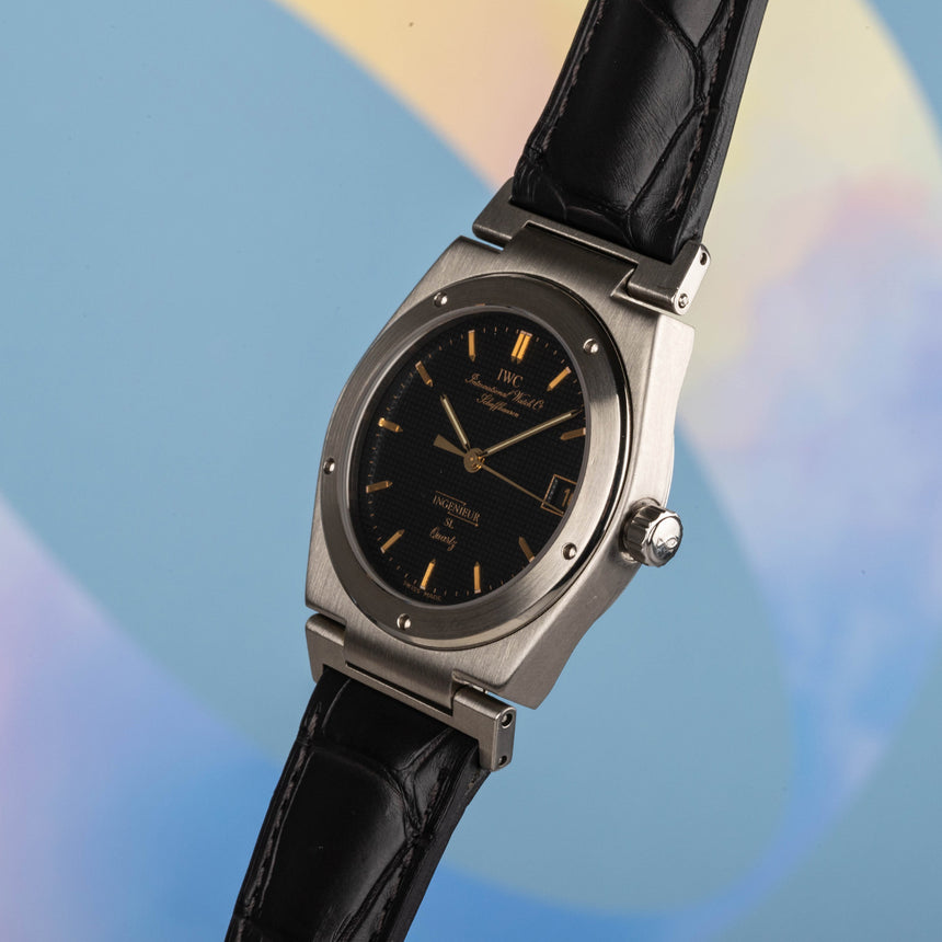 1990 IWC Ingenieur Quartz Black dial ref: 3305