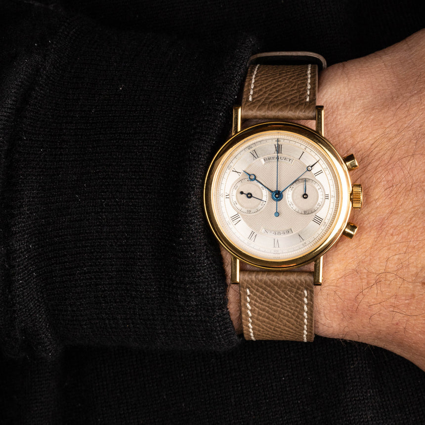 1995 Breguet Chronograph ref 3237 in Yellow Gold