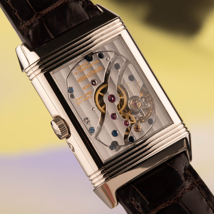 2004 JLC Reverso Sun Moon in white gold reference 270.3.63: Top conditions & full set & Serviced