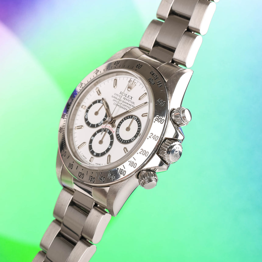 1998 Rolex Daytona Zenith Ref: 16520 U serial Full Set Stickers