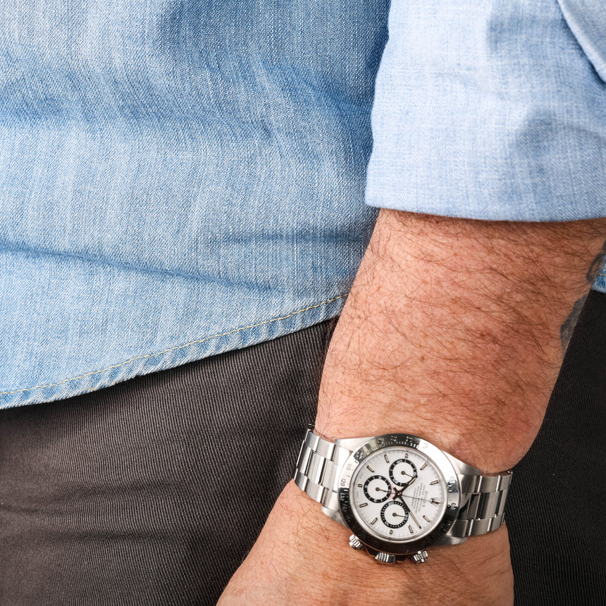 1998 Rolex Daytona Zenith Ref: 16520 U serial Full Set Stickers