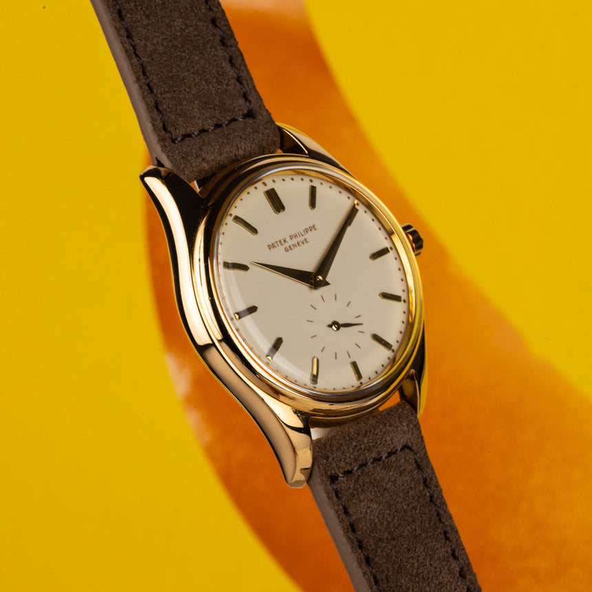 1957 Patek Philippe co Yellow gold 2526 Enamel dial: Extract