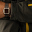 1990 (circa) Cartier steel & gold ref 2961 Santos: BURGUNDY & Box