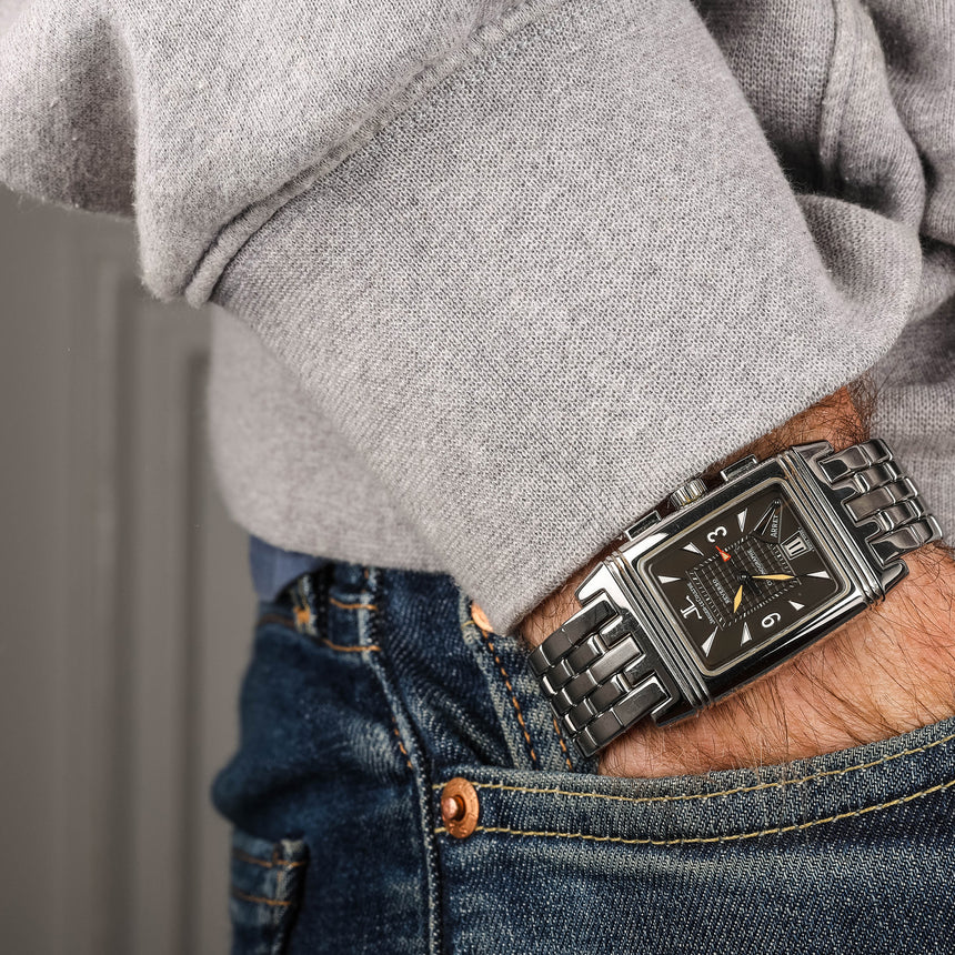 2002 (circa) JLC Reverso Gran Sport chronograph retrograde REF 295.8.59