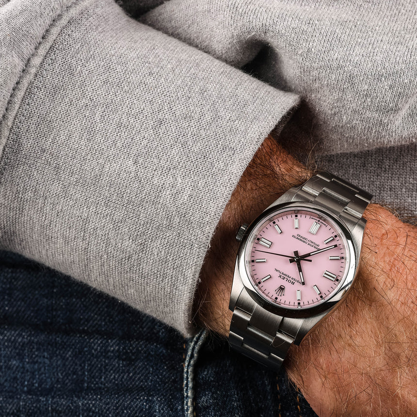 2023 Rolex Oyster perpetual midsize, ref 126000: PINK ! (new 100%)