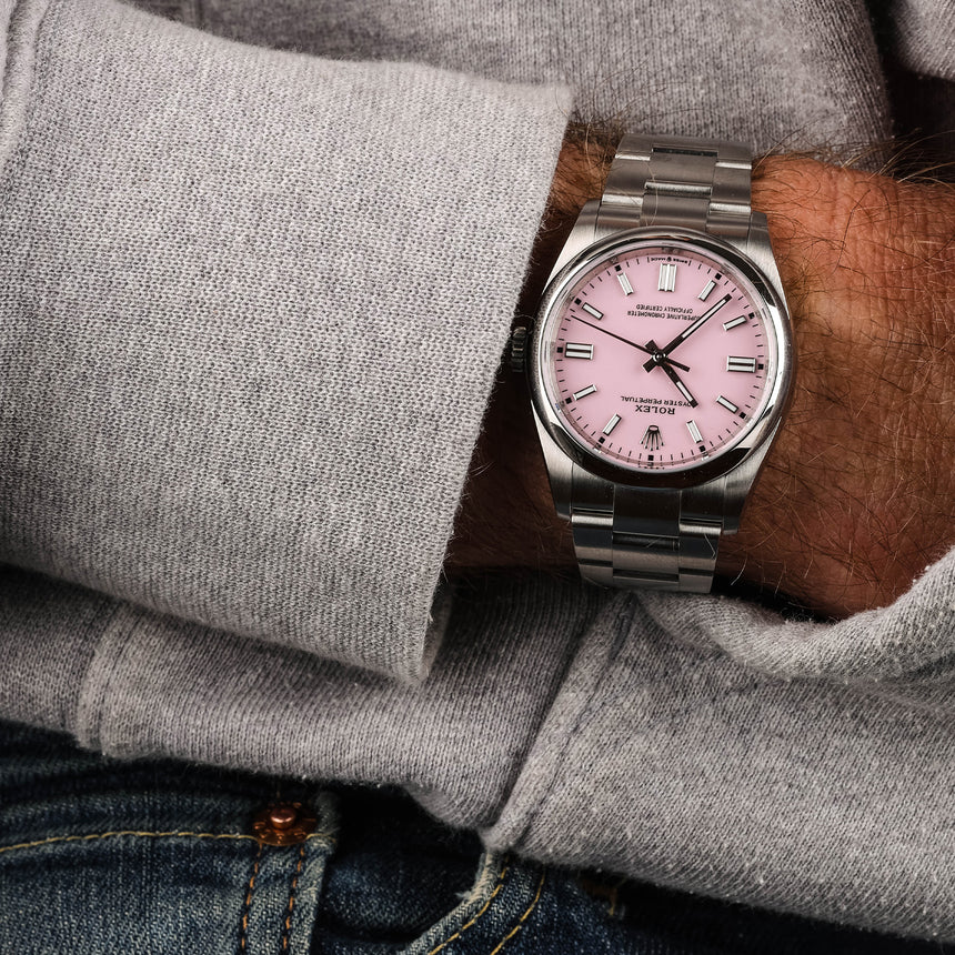 2023 Rolex Oyster perpetual midsize, ref 126000: PINK ! (new 100%)