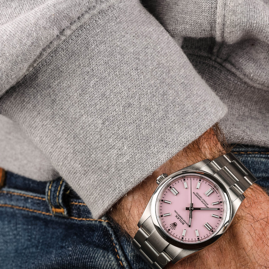 2023 Rolex Oyster perpetual midsize, ref 126000: PINK ! (new 100%)