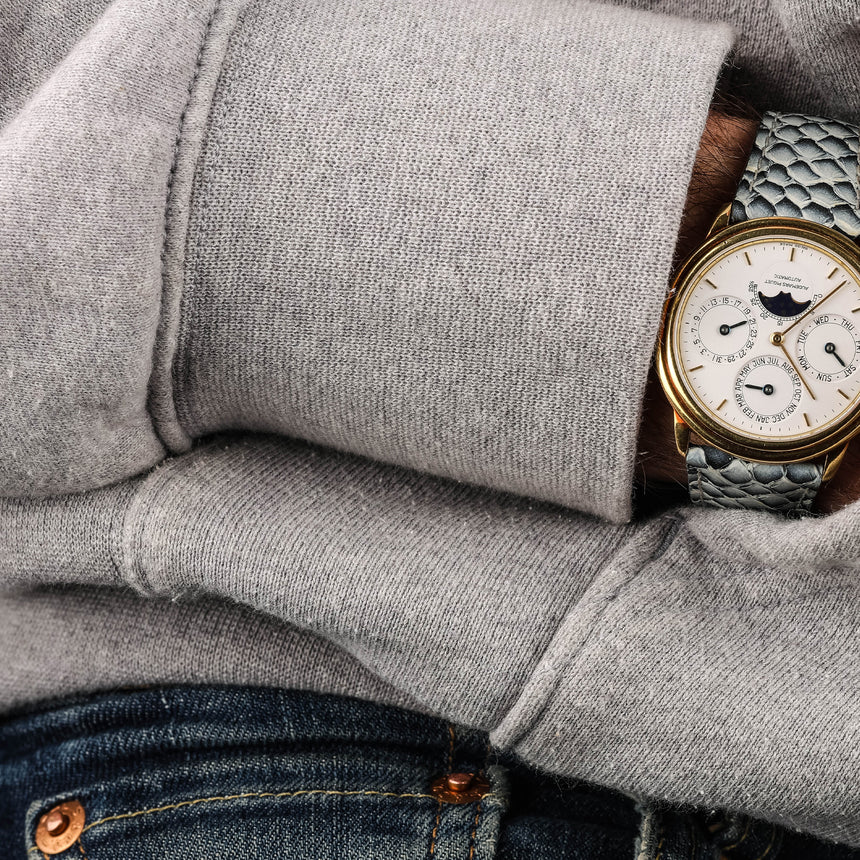 1992 (circa) Audemars Piguet Perpetual calendar in yellow gold, ref 25657BA: MINT ! (extract)