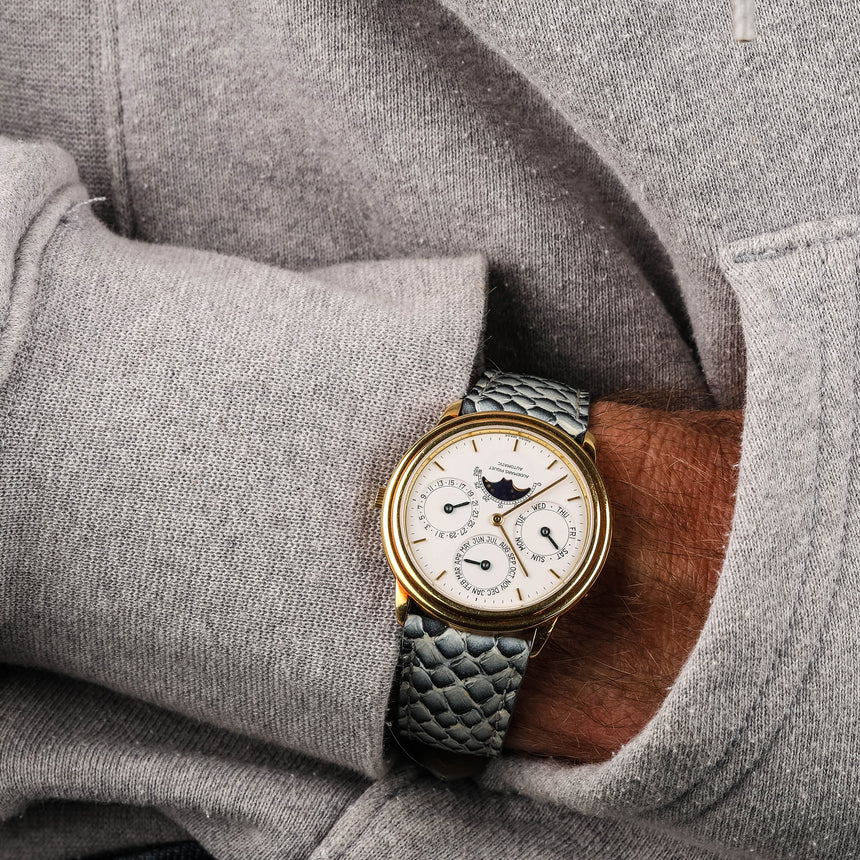 1992 (circa) Audemars Piguet Perpetual calendar in yellow gold, ref 25657BA: MINT ! (extract)