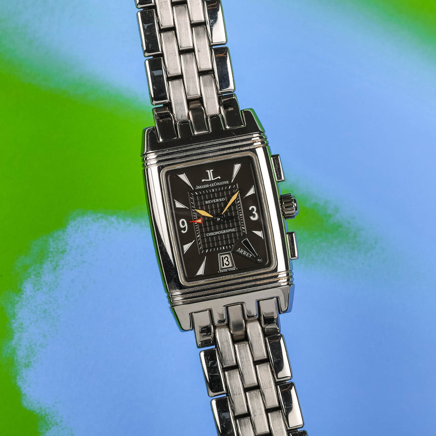 2002 (circa) JLC Reverso Gran Sport chronograph retrograde REF 295.8.59