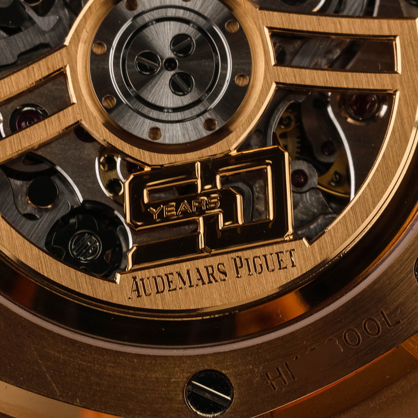 2022 Audemars Piguet Royal Oak, rare reference 26240OR.OO.1320OR.01 , bue dial: Like new & full set