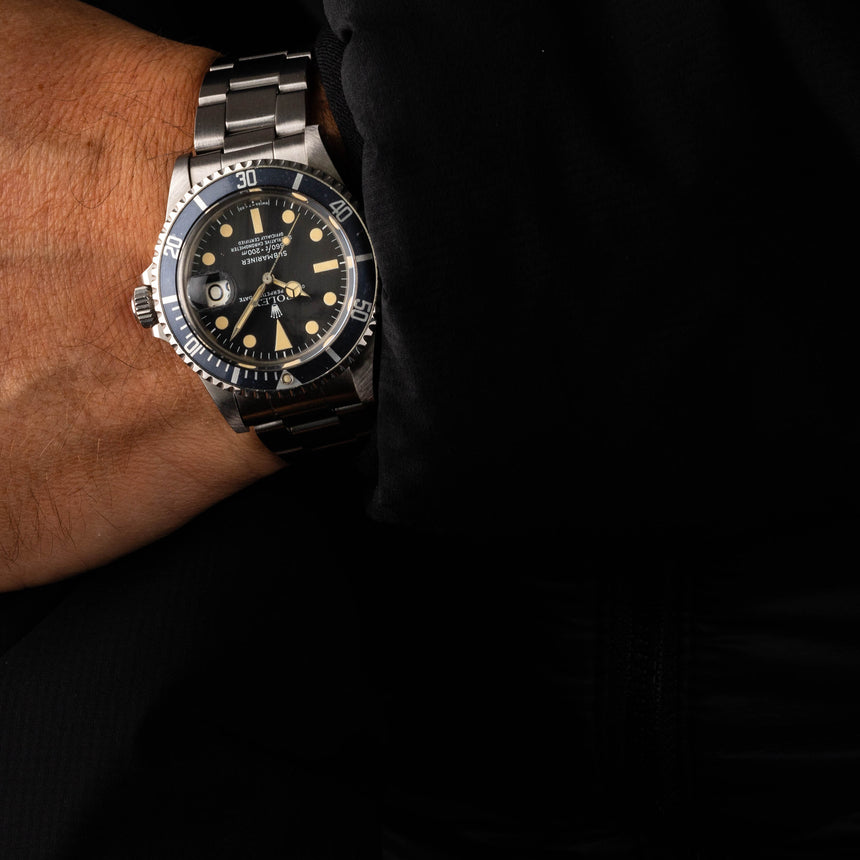 1977 Rolex Submariner Date Ref: 1680 Stunning Patina & Blue Grey ìnsert !